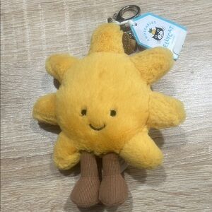 Jellycat amuseables sun bag charm nwts
